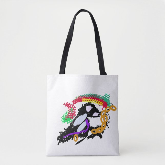 Tote Bag Automne corbeau  (Devant)