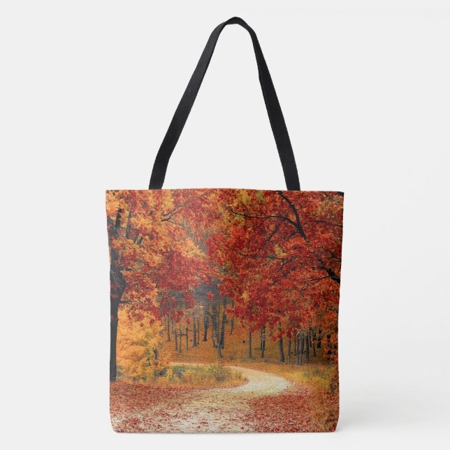 Tote Bag automne dans la forêt (Devant)