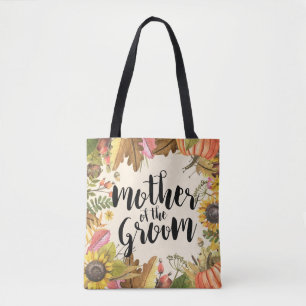 Tote Bag Automne Feuilles Mariage Citrouille Mère de la sal