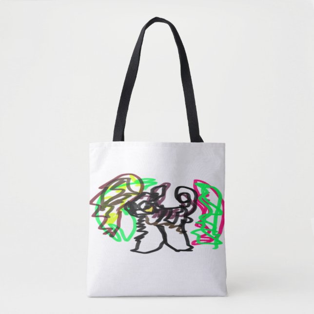 Tote Bag automne Husky (Devant)