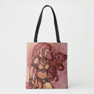 Tote Bag Automne Lune Danse du ventre Déesse