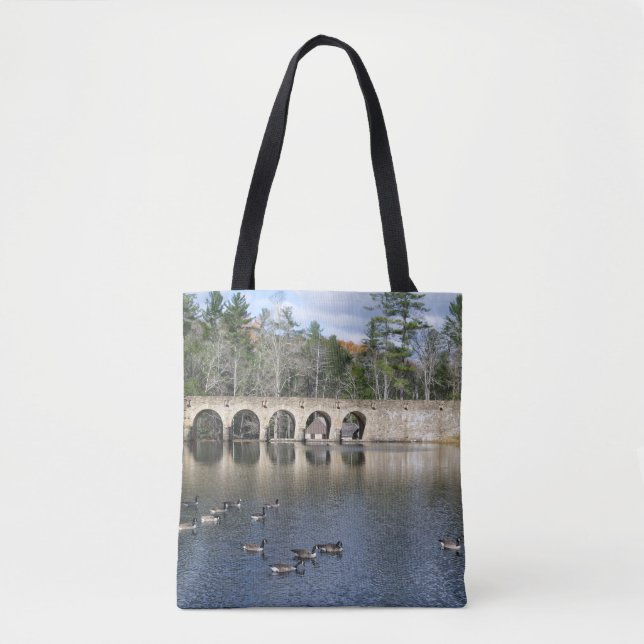 Tote Bag Automne sur le lac Byrd (Devant)