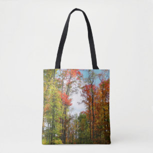Tote Bag Automnes Arbres et Ciel bleu Automne Photographie 