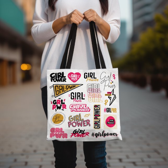 Tote Bag Autonomisation de la puissance des filles Stylish  (Créateur téléchargé)