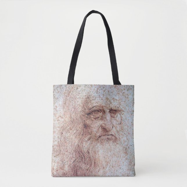 Tote Bag Autoportrait, Léonard de Vinci (Devant)