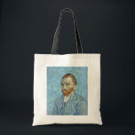 Tote Bag Autoportrait, Vincent van Gogh, 1889<br><div class="desc">Vincent Willem van Gogh (30 mars 1853 - 29 juillet 1890) était un peintre post-impressionniste hollandais qui est l'une des figures les plus célèbres et influentes de l'histoire de l'art occidental. En un peu plus de dix ans, il a créé environ 2100 oeuvres, dont environ 860 peintures à l'huile, dont...</div>