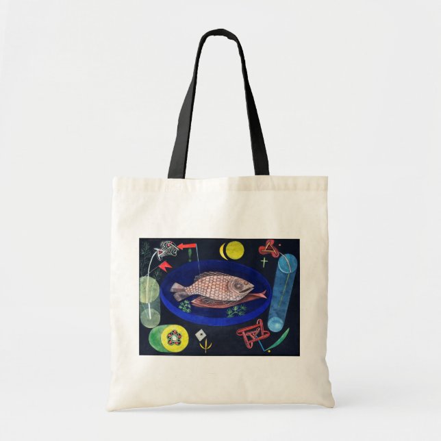 Tote Bag Autour du poisson, Paul Klee (Devant)