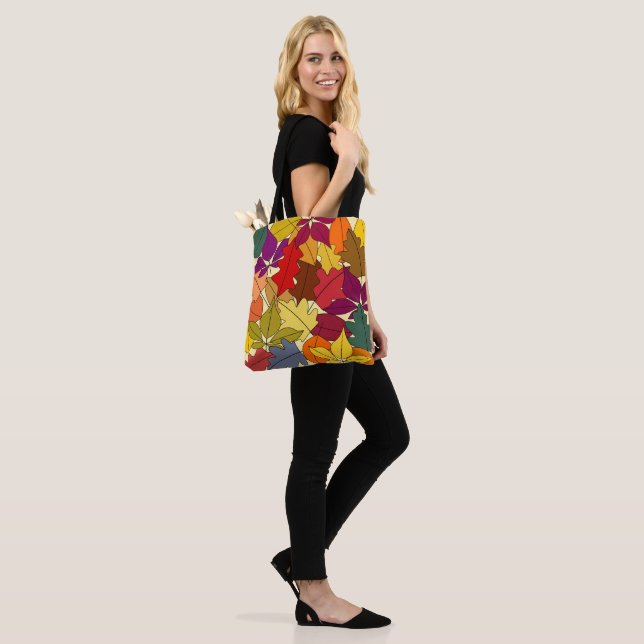 Tote Bag Autres feuilles d'automne (Sur le modèle)