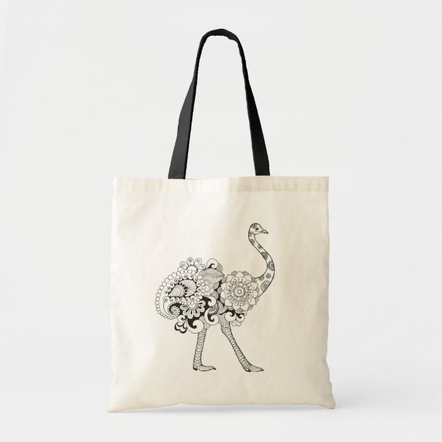 Tote Bag Autruche inspirée (Devant)