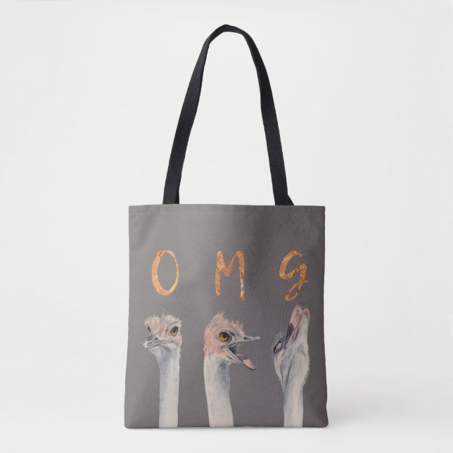 Tote Bag Autruches d'OMG (Devant)