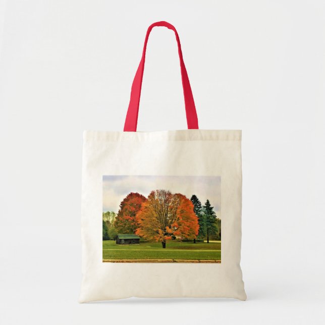 Tote Bag Autumn à West Bend, Wisconsin (Devant)