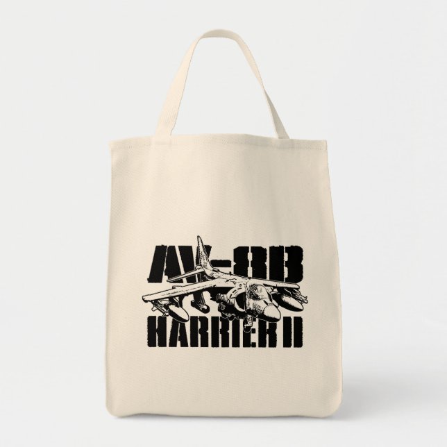 Tote Bag AV-8B Harrier II Épicerie Fourre-tout (Devant)
