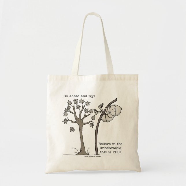 Tote Bag Avancer et essayer (Devant)