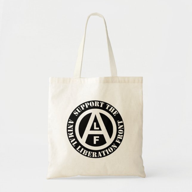 Tote Bag Avant de libération animale végétalien végétarien (Devant)
