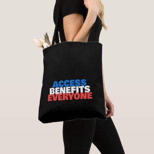 Tote Bag Avantages d'accès à la fierté des personnes handic