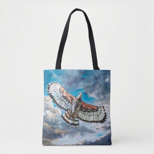 Tote Bag Avec des ailes comme des aigles - (Devant)