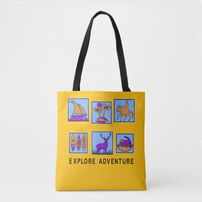 Tote Bag aventure (Devant)
