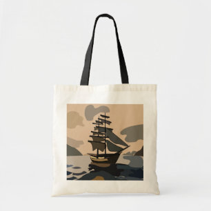 Tote Bag Aventure de bateau de pirates Pirate