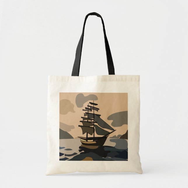 Tote Bag Aventure de bateau de pirates Pirate (Devant)