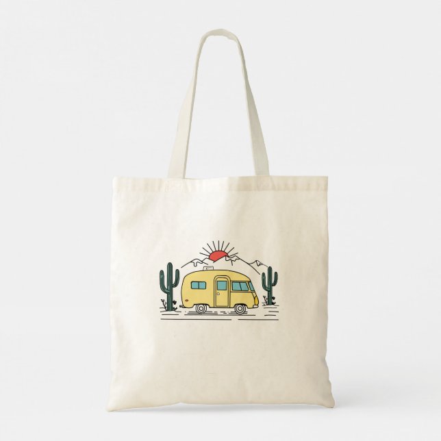 Tote Bag Aventure en camping (Dos)