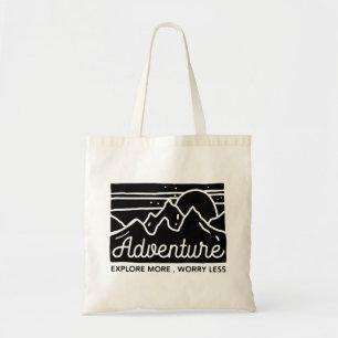 Tote Bag Aventure Explorez Plus De Souci Moins