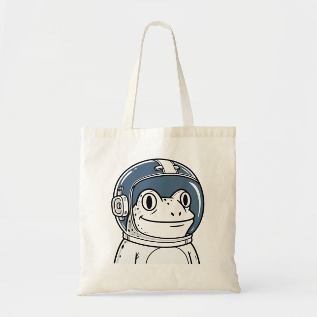 Tote Bag Aventure spatiale de la grenouille astronaute mign (Devant)