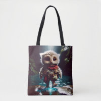Aventurier de chouette mignon fantasy eau