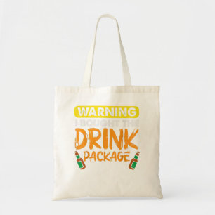 Tote Bag Avertissement J'Ai Acheté Forfait Boisson Bière Cr