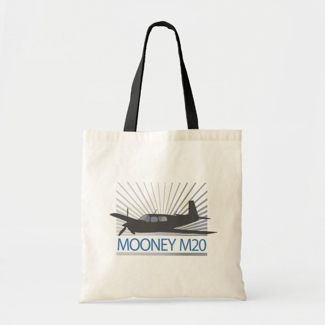 Tote Bag Aviation de Mooney M20 (Devant)