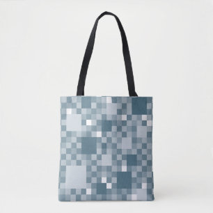 Tote Bag Avio numérique Pixellit petits Carrés