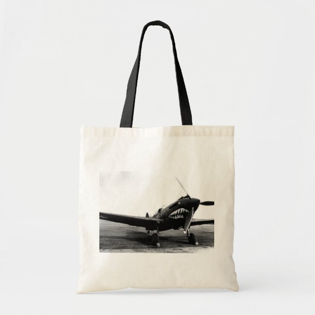 Tote Bag Avion de combat de Flying Tigers Curtiss P-40 de (Devant)