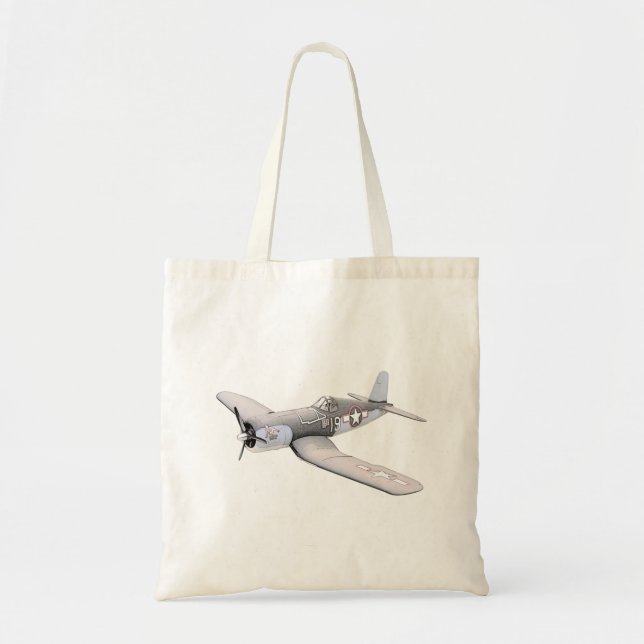 Tote Bag Avion de corsaire de MSE F-4U (Devant)