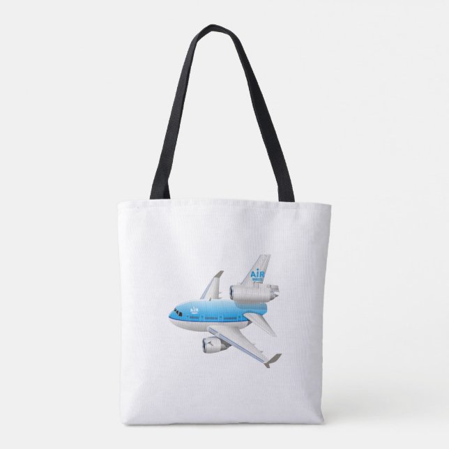 Tote Bag Avion de dessin (Dos)