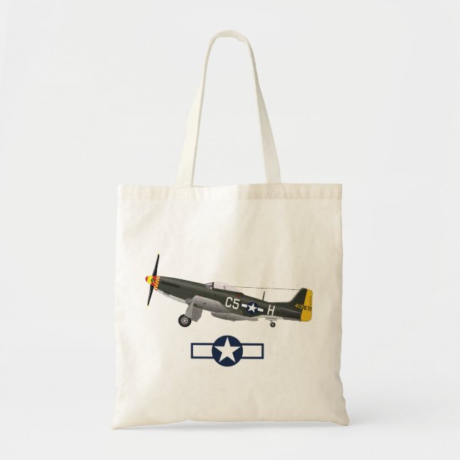 Tote Bag Avions américains de la deuxième guerre mondiale (Devant)