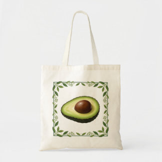 Tote Bag Avocat Botanique