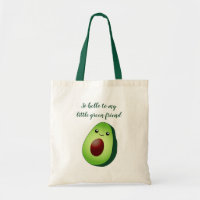 Avocat kawaii vert mignon dessin épicerie