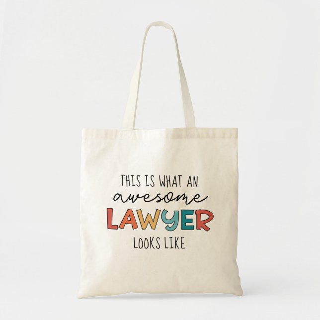 Tote Bag Avocat | Procureur | Awesome Avocat Drôle (Devant)
