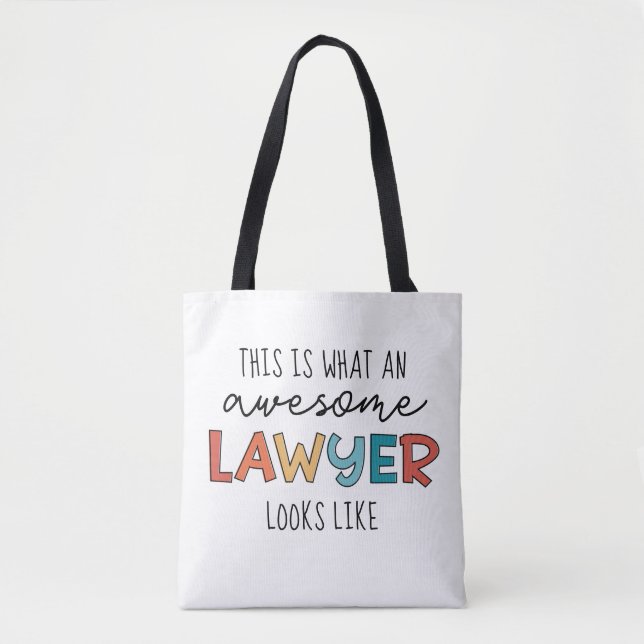 Tote Bag Avocat | Procureur | Awesome Avocat Drôle (Devant)