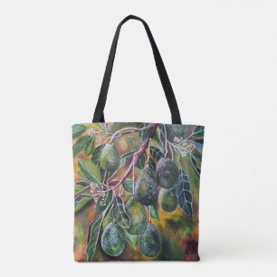 Tote Bag Avocats au soleil d'automne Peinture d'Alfred Fox
