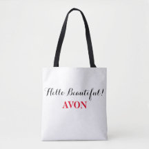 Avon "Hello Beautiful" Fourre-tout aux mains noire