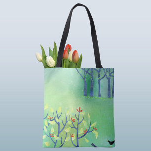 Tote Bag Avril Peinture Paysage