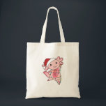 Tote Bag Axolotl Merry Christmas Winter Animals Axolotls Ad<br><div class="desc">L'axolotl pour Noël avec des lumières de fées. Animaux amusants avec des cadeaux et de la neige pour les vacances. Aussi drôle pour Noël en juillet. Les Axolotls sont des animaux mignons et parfaits pour Noël.</div>
