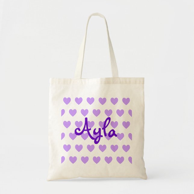 Tote Bag Ayla dans le violet (Devant)