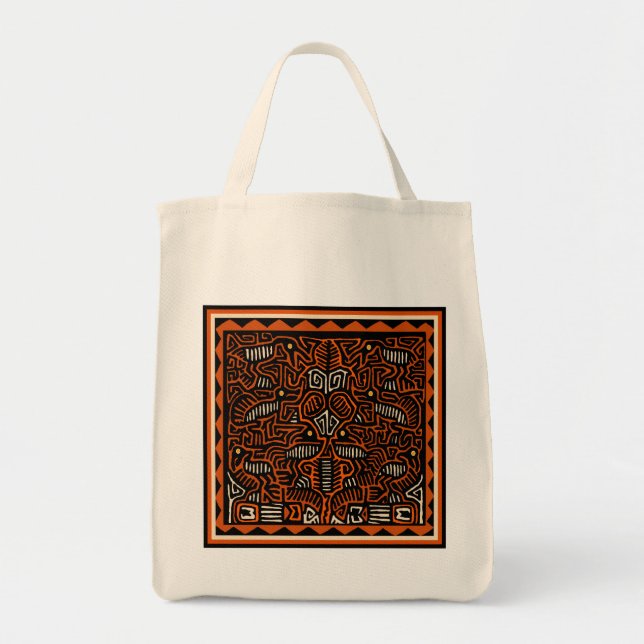 Tote Bag Aztec Tribal Magic Spirit Birrit (Devant)
