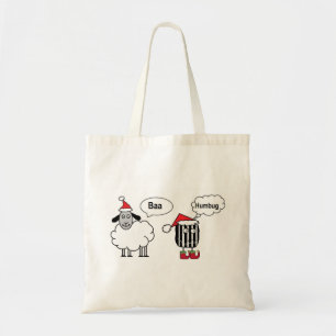 Tote Bag Baa Humbug Drôle Festif Dessin Animé