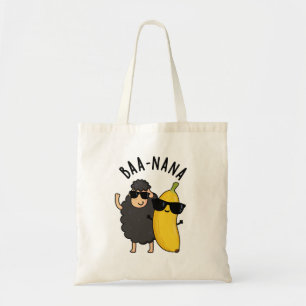 Tote Bag Baa-nana Funny Banana Puns