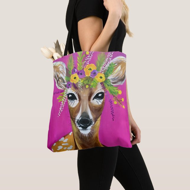 Tote Bag Baby Deer Fourre-tout (De près)