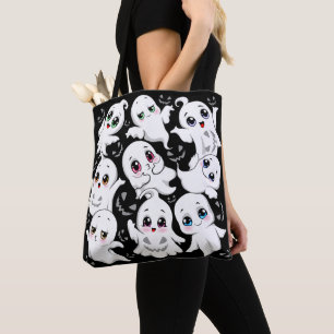 Tote Bag Baby Ghosts Éffrayant mignon Halloween humeur