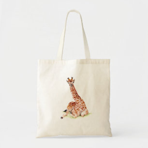 Tote Bag Baby Giraffe