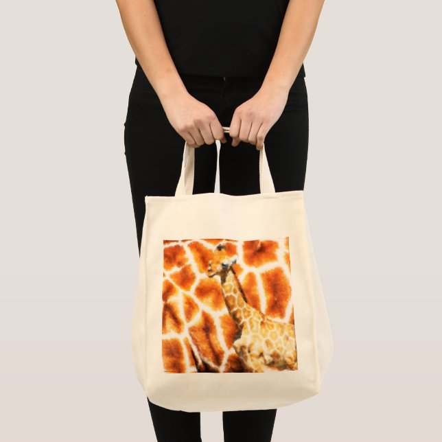 Tote Bag Baby Giraffe (Devant (produit))